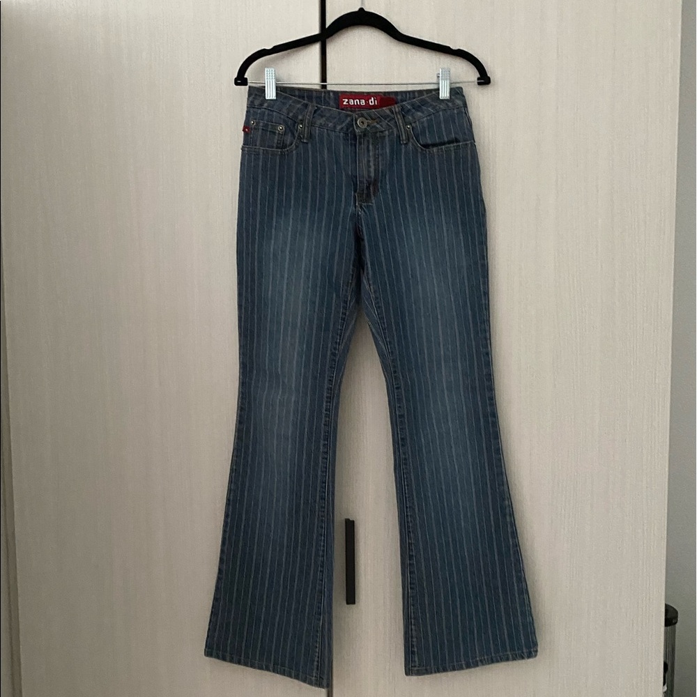 Pinstripe Jeans